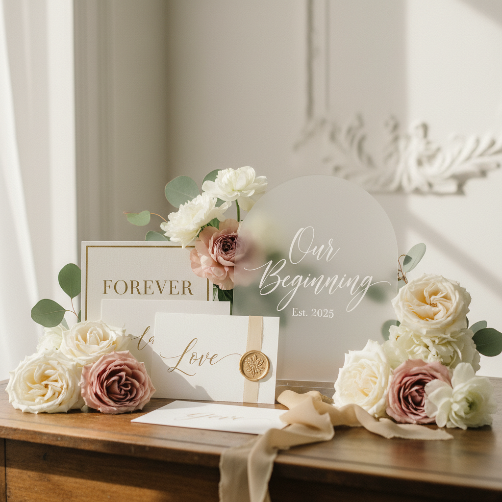 Wedding Sign Typography & Colors: Design Guide for 2025
