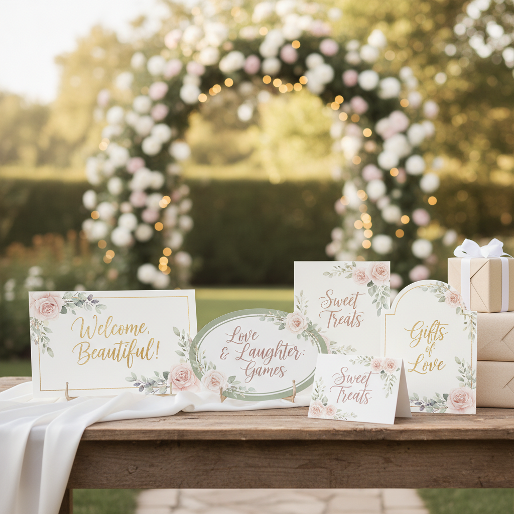 Bridal Shower Signs: 40+ Ideas for Your Pre-Wedding Party