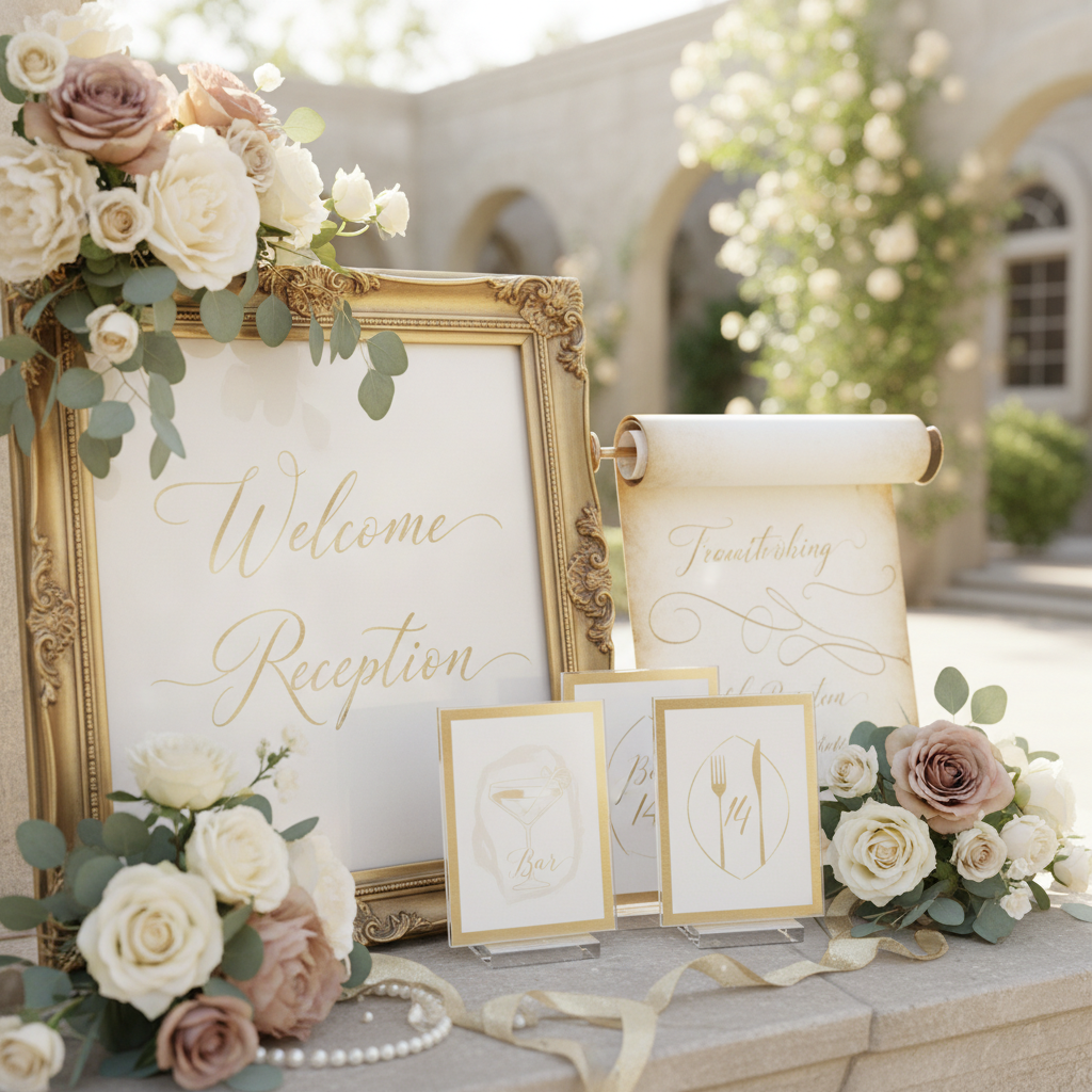 Wedding Reception Signs: Essential Signage for Your Celebration